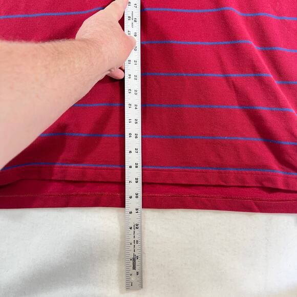 Brooks Brothers Performance Polo Shirt Men's XL Golf Resort Stripe Contrast Cuff - Picture 8 of 10